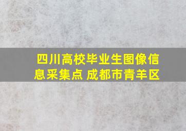 四川高校毕业生图像信息采集点 成都市青羊区